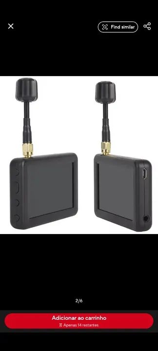 Receptor de Vídeo 40 canais para Drone - Foto 2