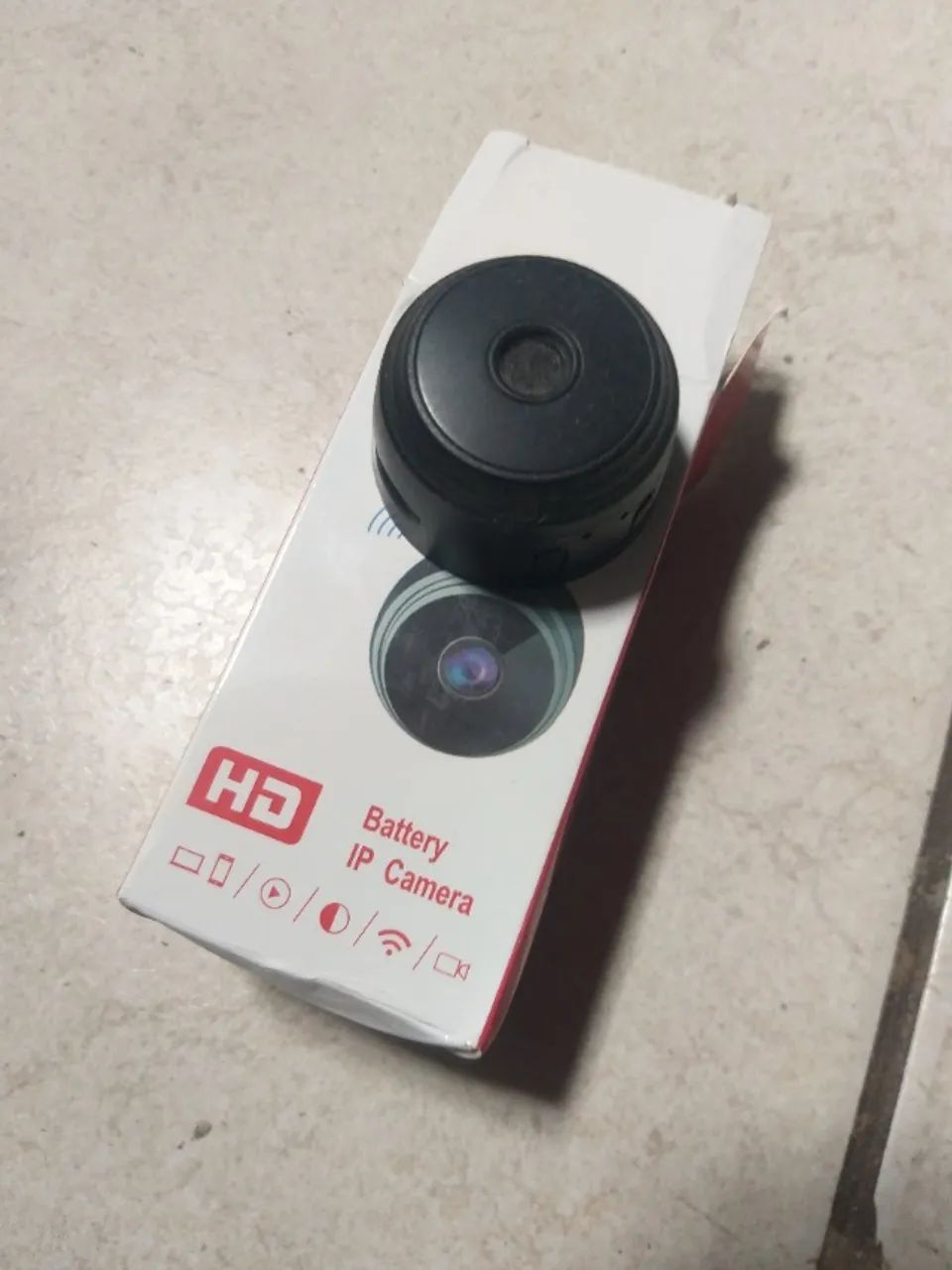 Câmera Wi-Fi de Segurança Discreta com Gravação de Vídeo e Áudio