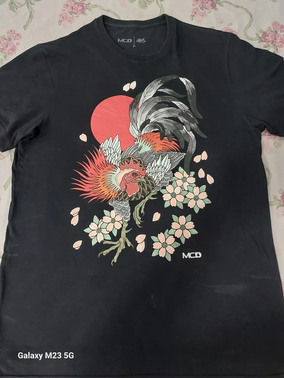 Camiseta Estampada Galo Samurai - MCD