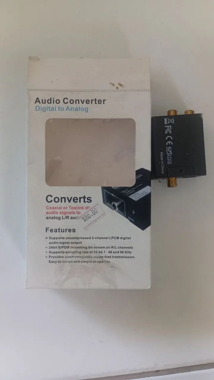 CONVERSOR  DE AUDIO RCA
