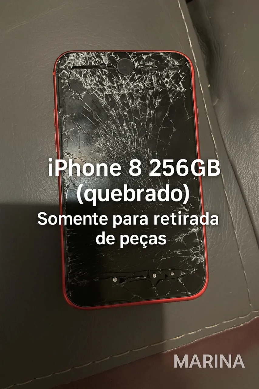 iPhone 8 256GB quebrado - Peças