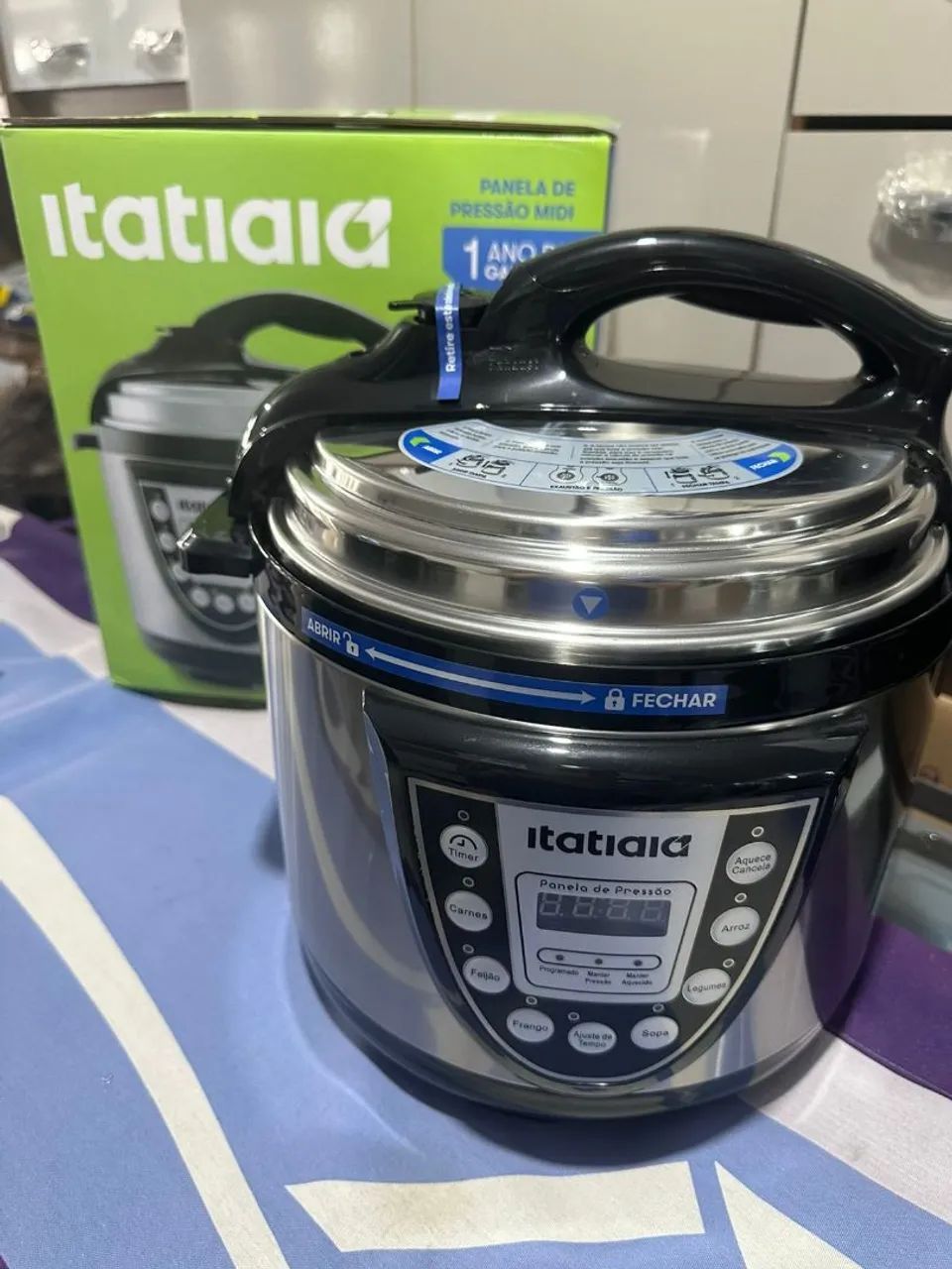 Panela de Pressão Elétrica Itatiaia Midi 5 litros NOVA 
