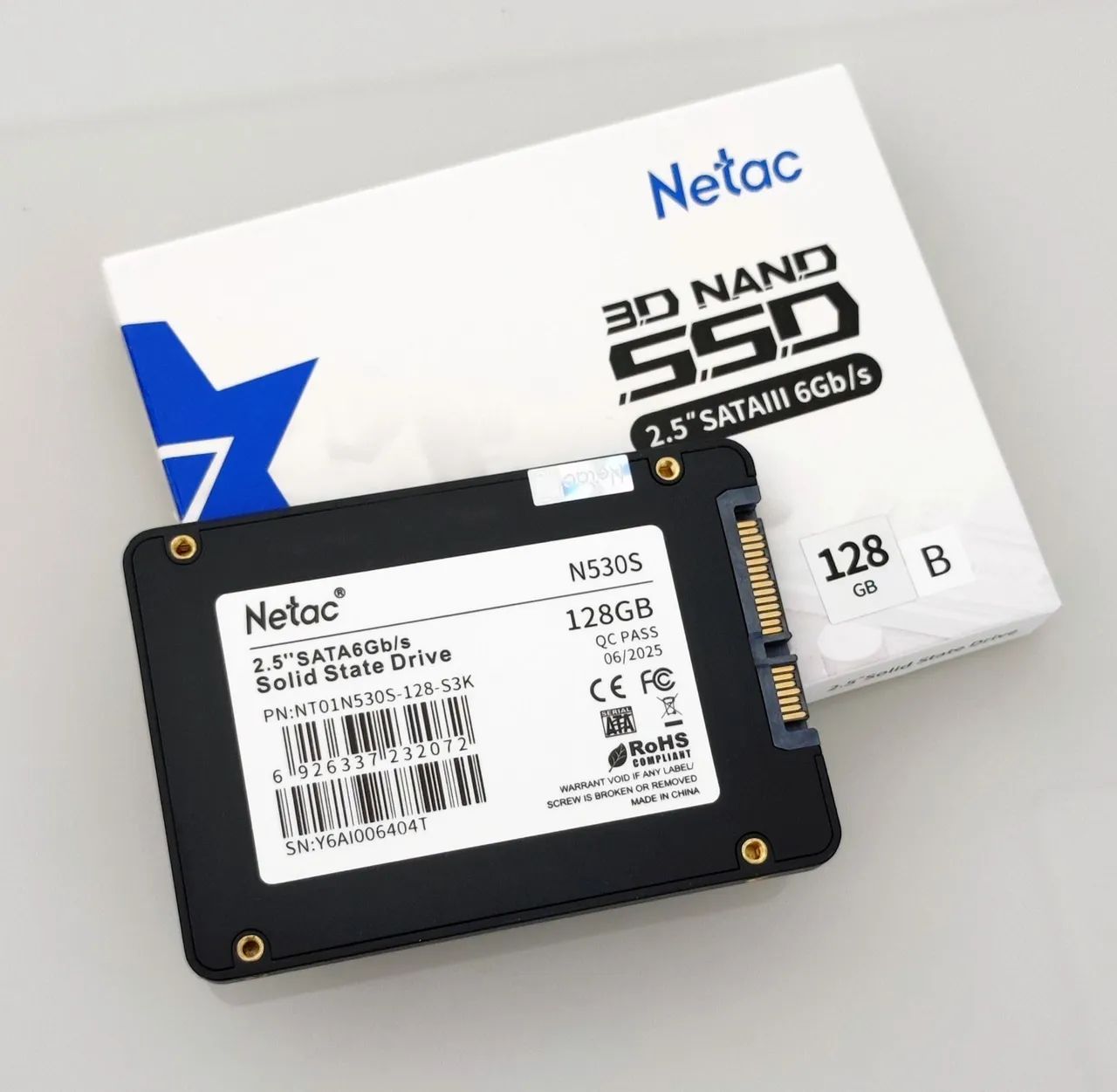 SSD SATA 3 128GB NETAC64617599202179120