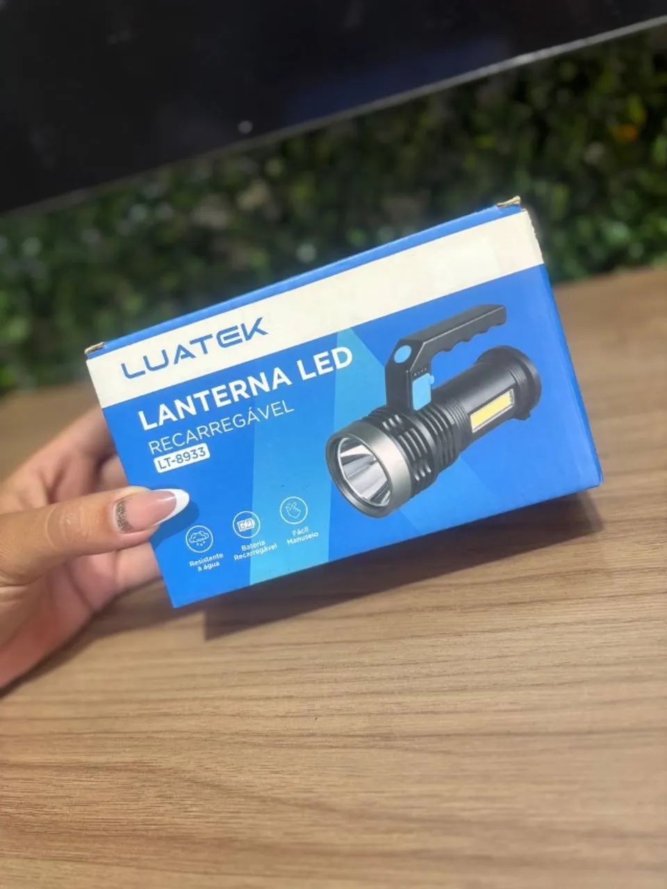 Lanterna Led Recarregável LT-8933 LUATEK