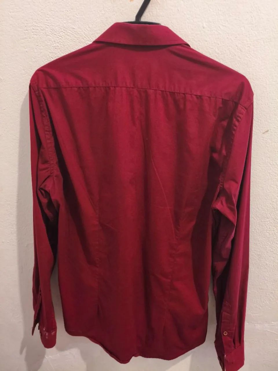 Camisa social vinho - Foto 4
