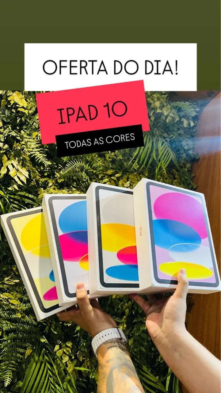 IPAD 10 64GB pronta entrega todas as cores 
