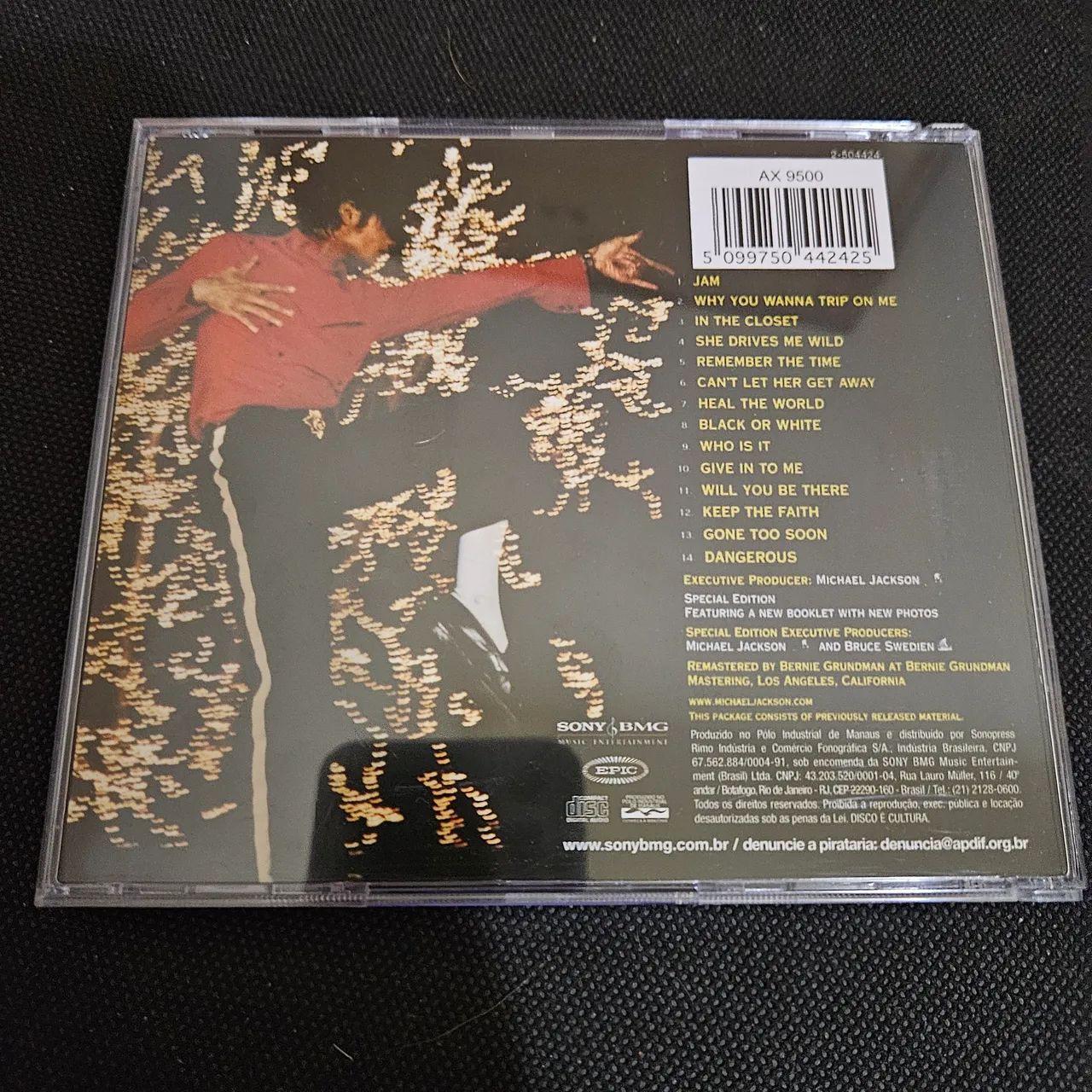 CD Michael Jackson - Dangerous (Edição Especial)65576092922497121