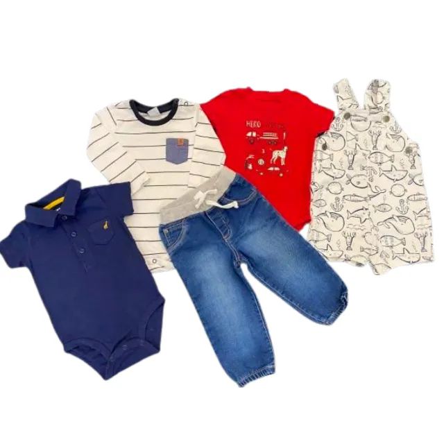 Kit Lote Roupa Bebê 5 Peças Carters E Teddy Boom 12m