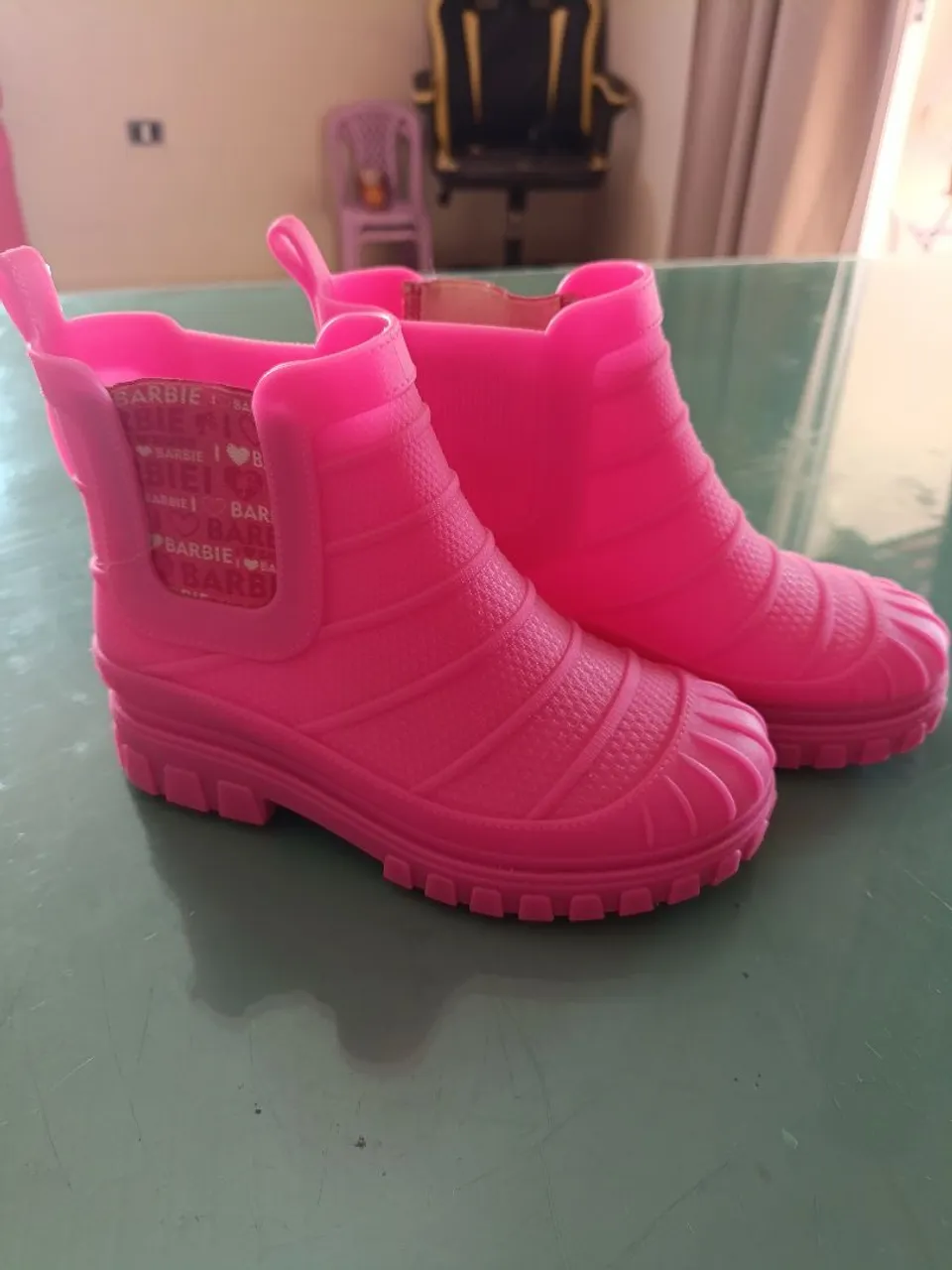 Botas Barbie Rosa - Novas