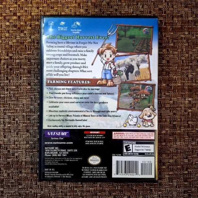 Harvest Moon A Wonderful Life Original Nintendo Gamecube - Jogos de ...