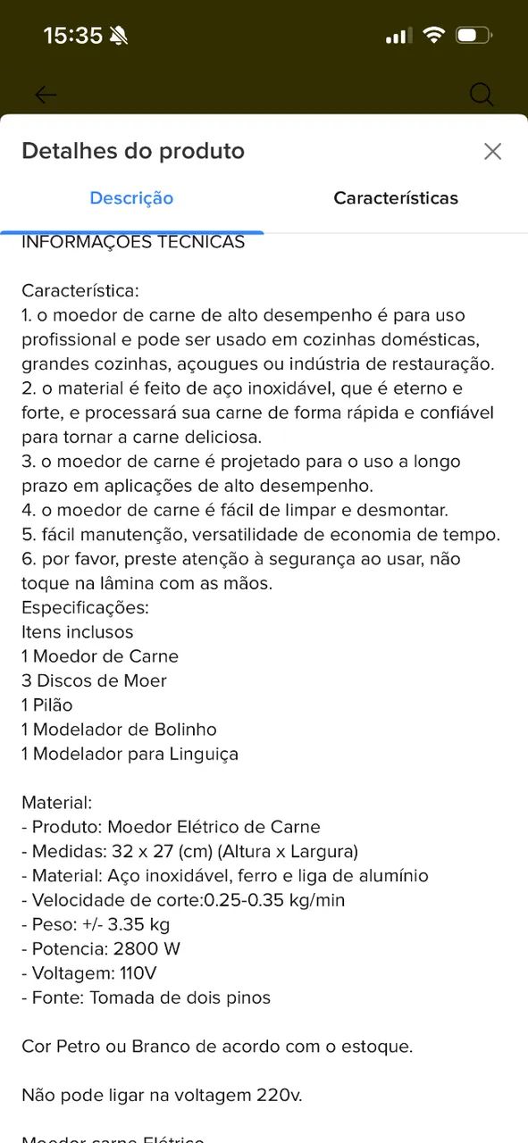 moedor de carne elétrico - Foto 4