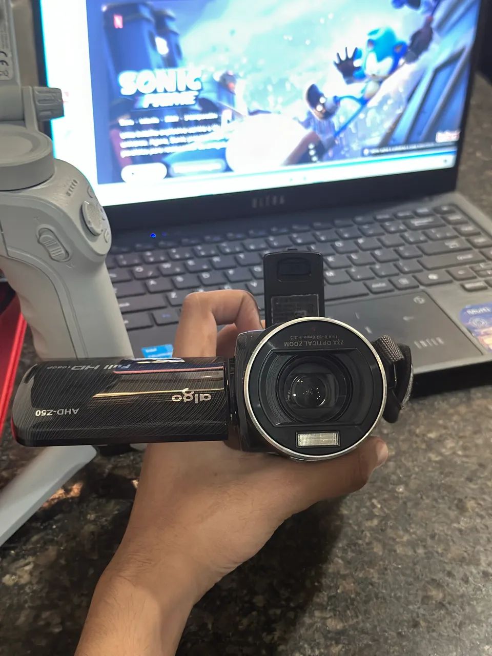 Câmera fotográfica e videografica 