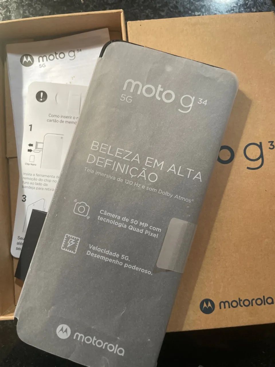 MOTO G34 5G / Único defeito: Tela - Foto 3