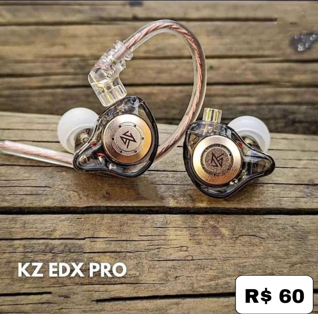 Fone KZ Edx Pro com MIC R$ 60 - Foto 2