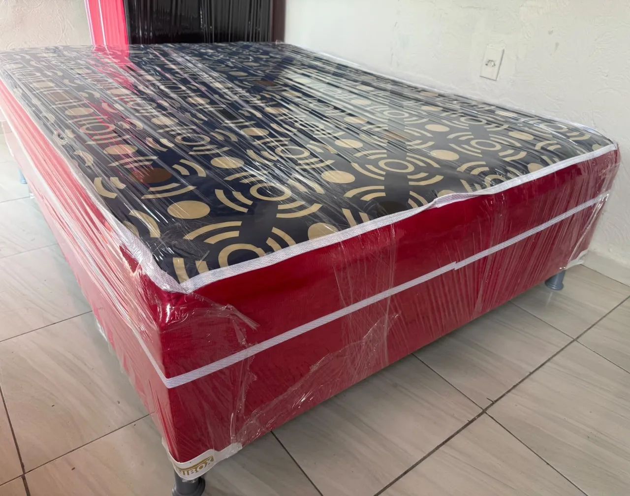 Cama box casal nova bem confortável resistente entrega grátis  - Foto 2