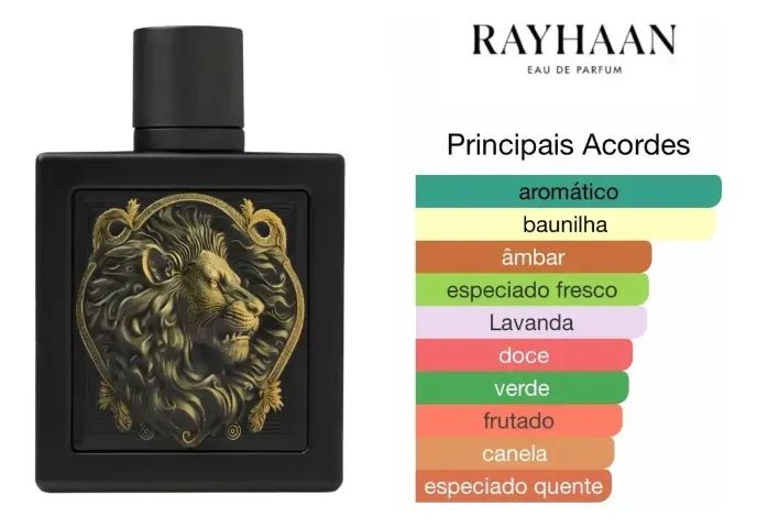 Perfume Árabe Rayhaan Lion Eau De Parfum (100ml) - Foto 2