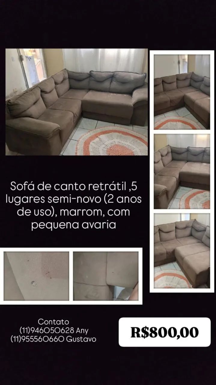 Sofá retrátil 