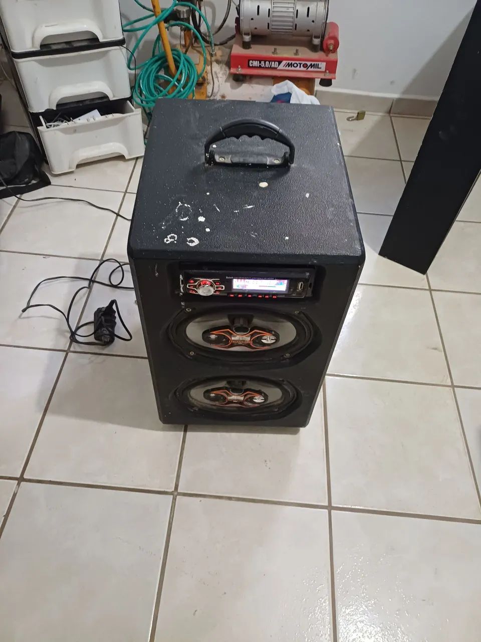 Caixa bob com sub wofeer e taramps ts400 - Foto 5