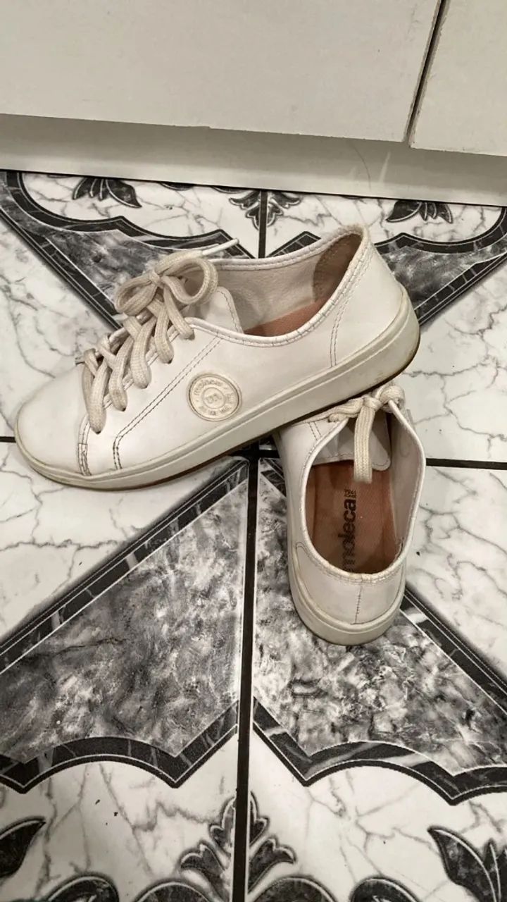 Sapato branco moleca - Foto 4