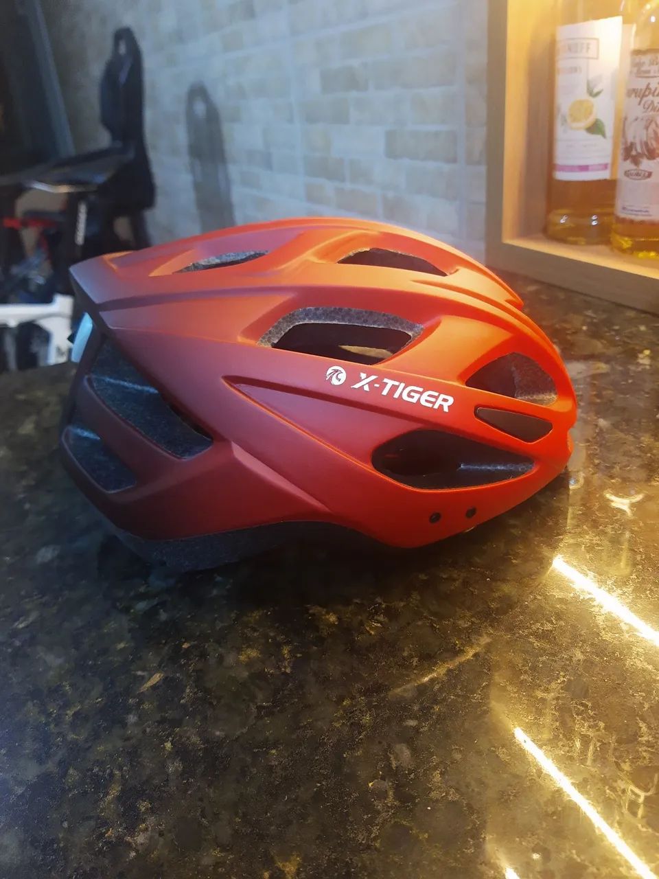 Capacete X Tiger com sinalizador  - Foto 3