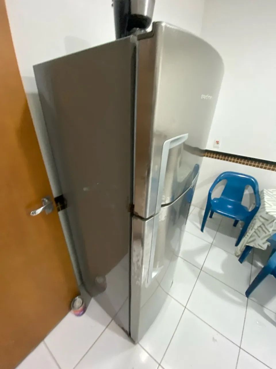 Geladeira Brastemp cinza  - Foto 3