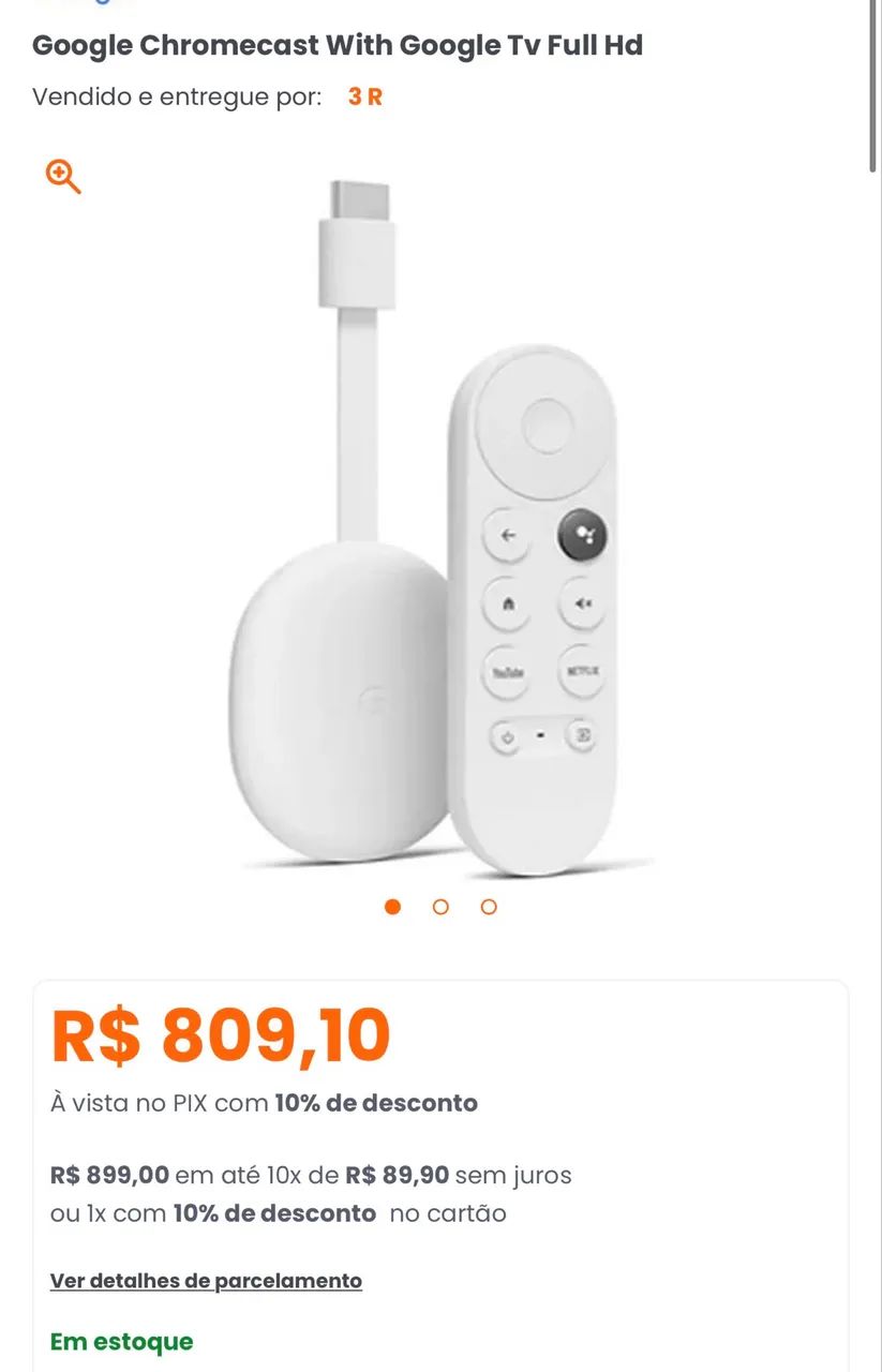 Google Chromecast With Google Tv Full Hd