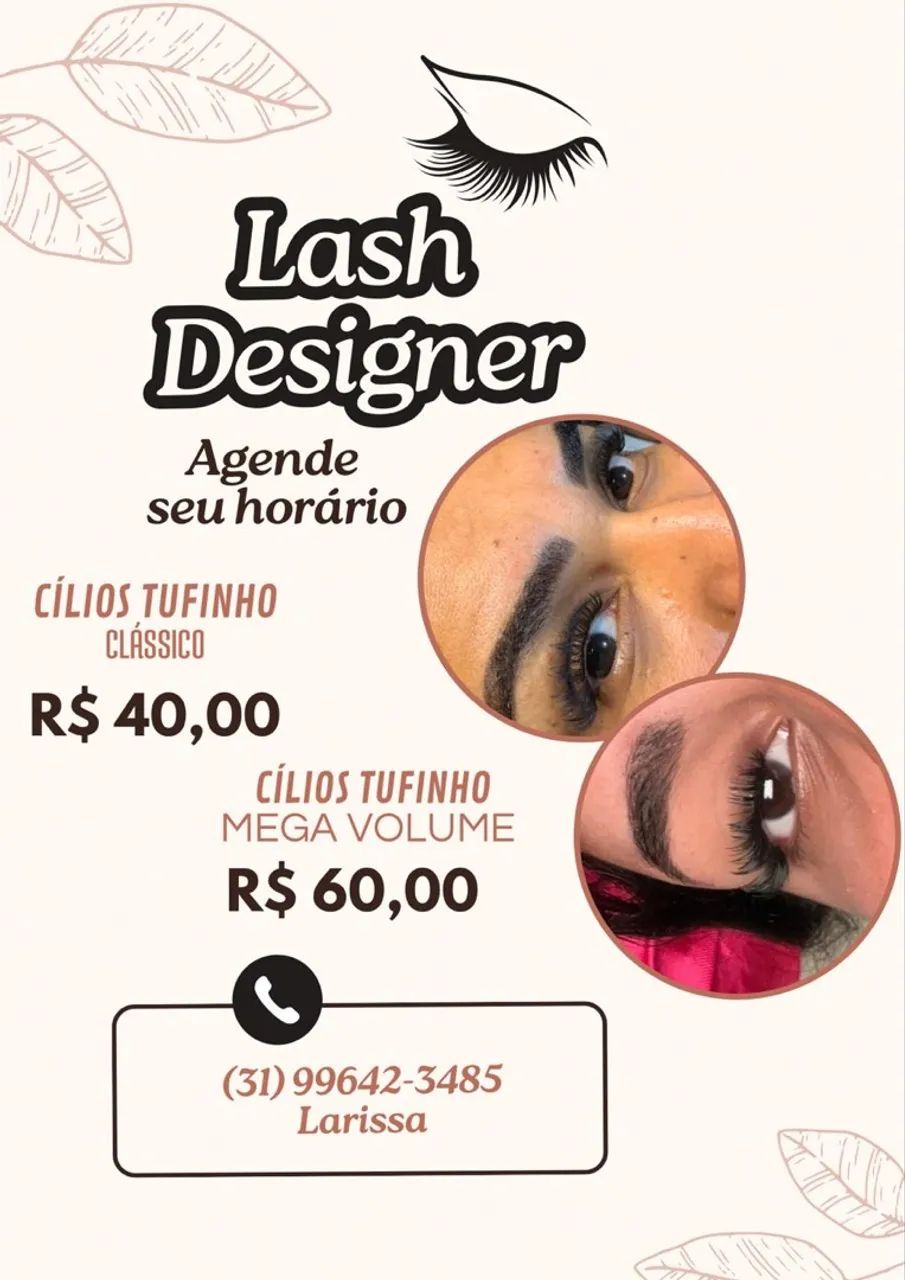 Cílios tufinhos 