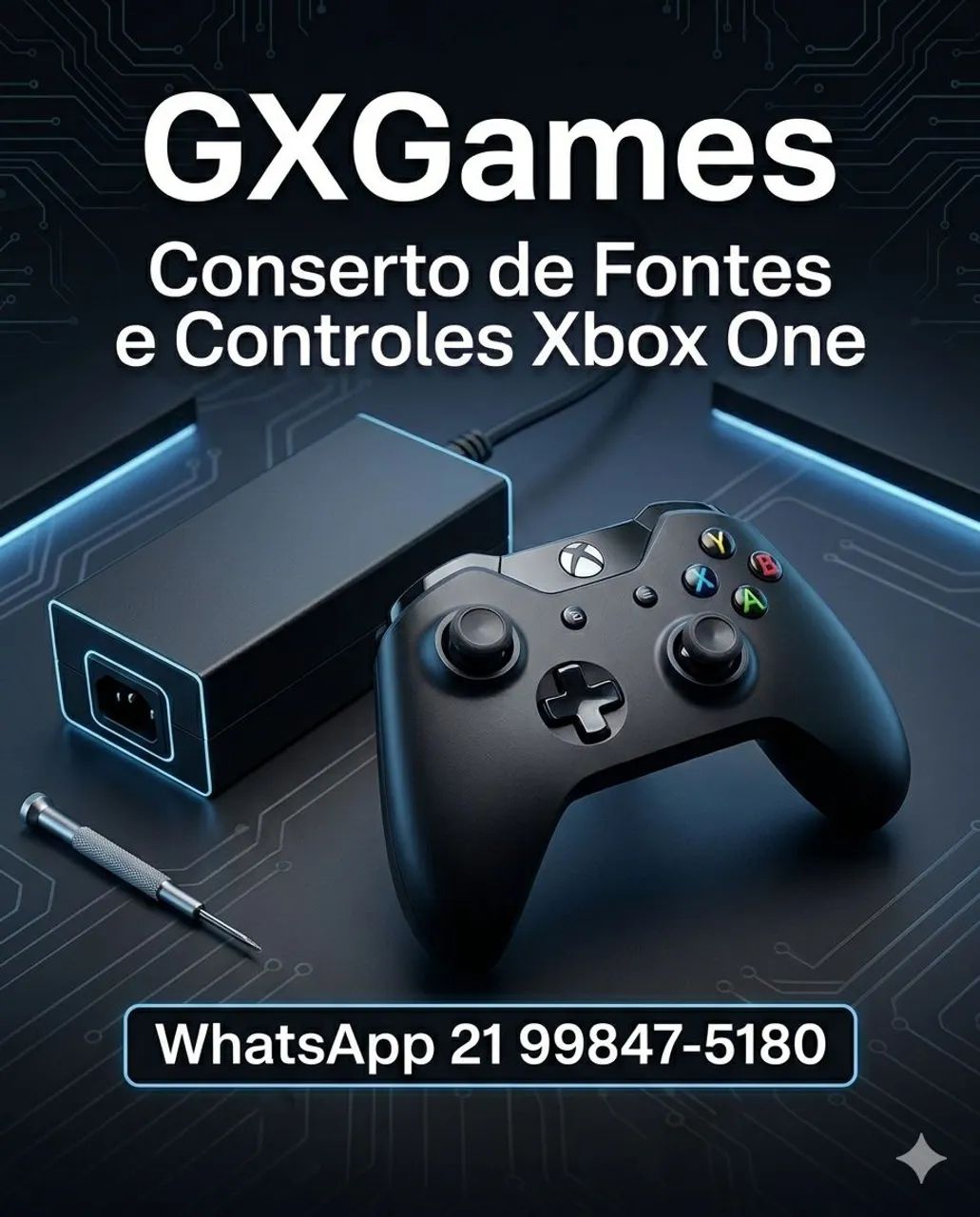 FONTES E CONTROLES XBOX ONE ORIGINAIS  - Foto 3