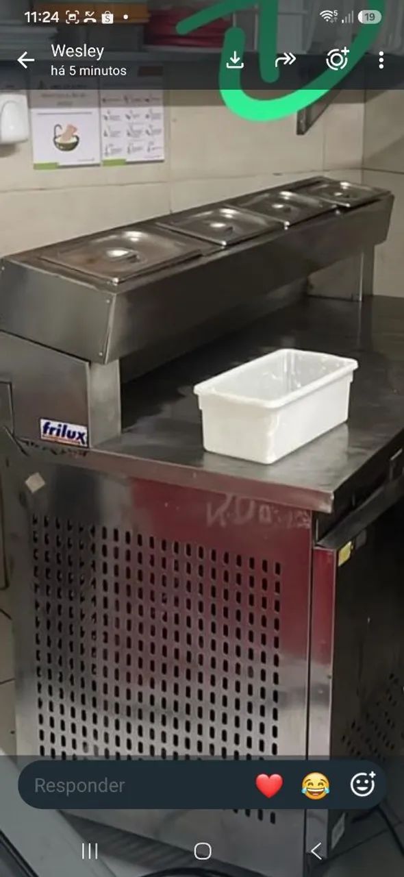 Balcão de condimentos refrigerado  - Foto 5