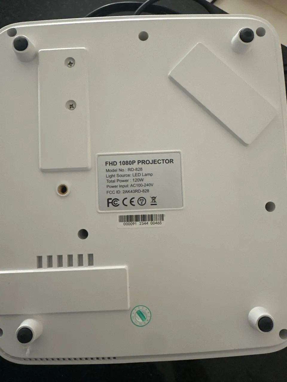Projetor 100 polegadas  FHD 1080P mais SuPorte parede  - Foto 4