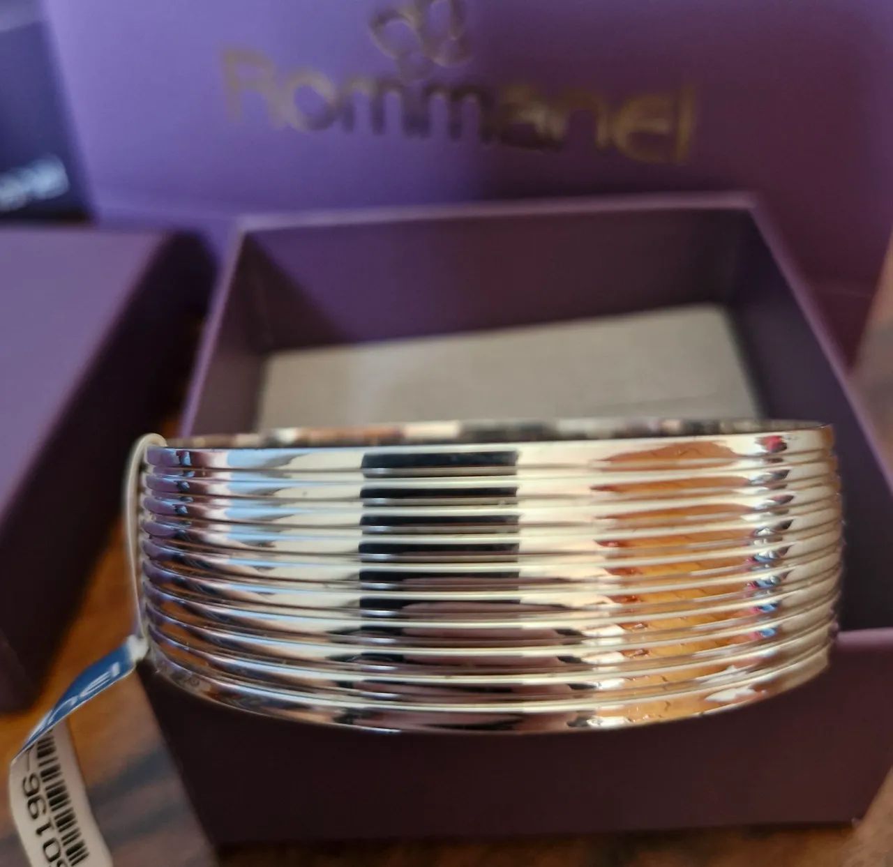NOVA Semijoia Rommanel Pulseira Rhodium - Original - Foto 4