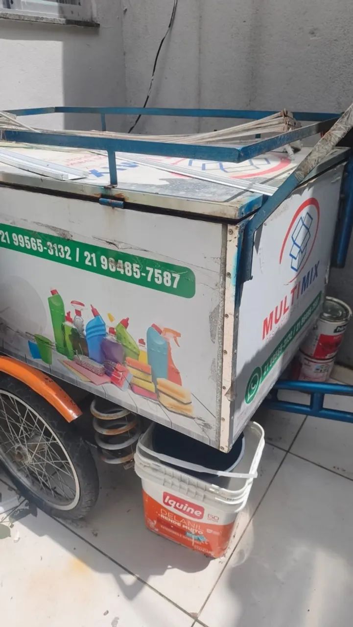 Triciclo de Carga com Baú - Para Entregas, Comércio e Transporte - Foto 2