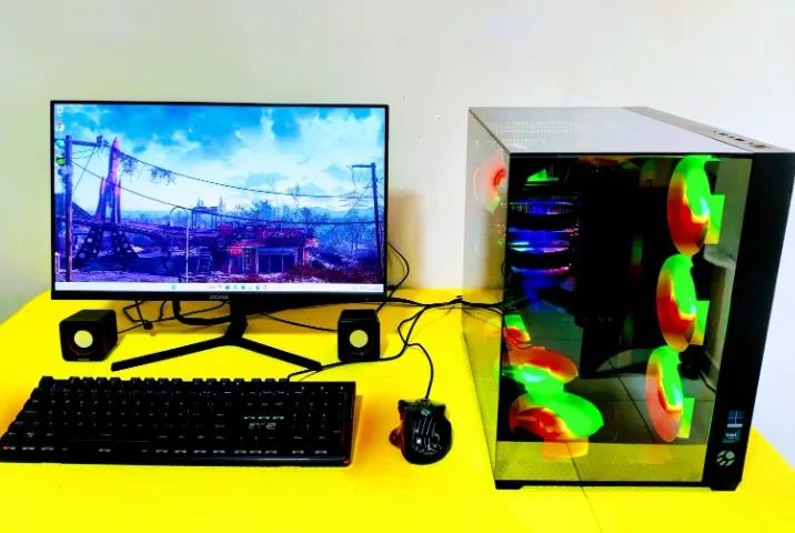 PC Gamer Xeon Placa Vídeo RTX 4060 16gb Ram Ddr4 Ssd 512gb Hd 1Tb Tela 24 180Hz  - Foto 6