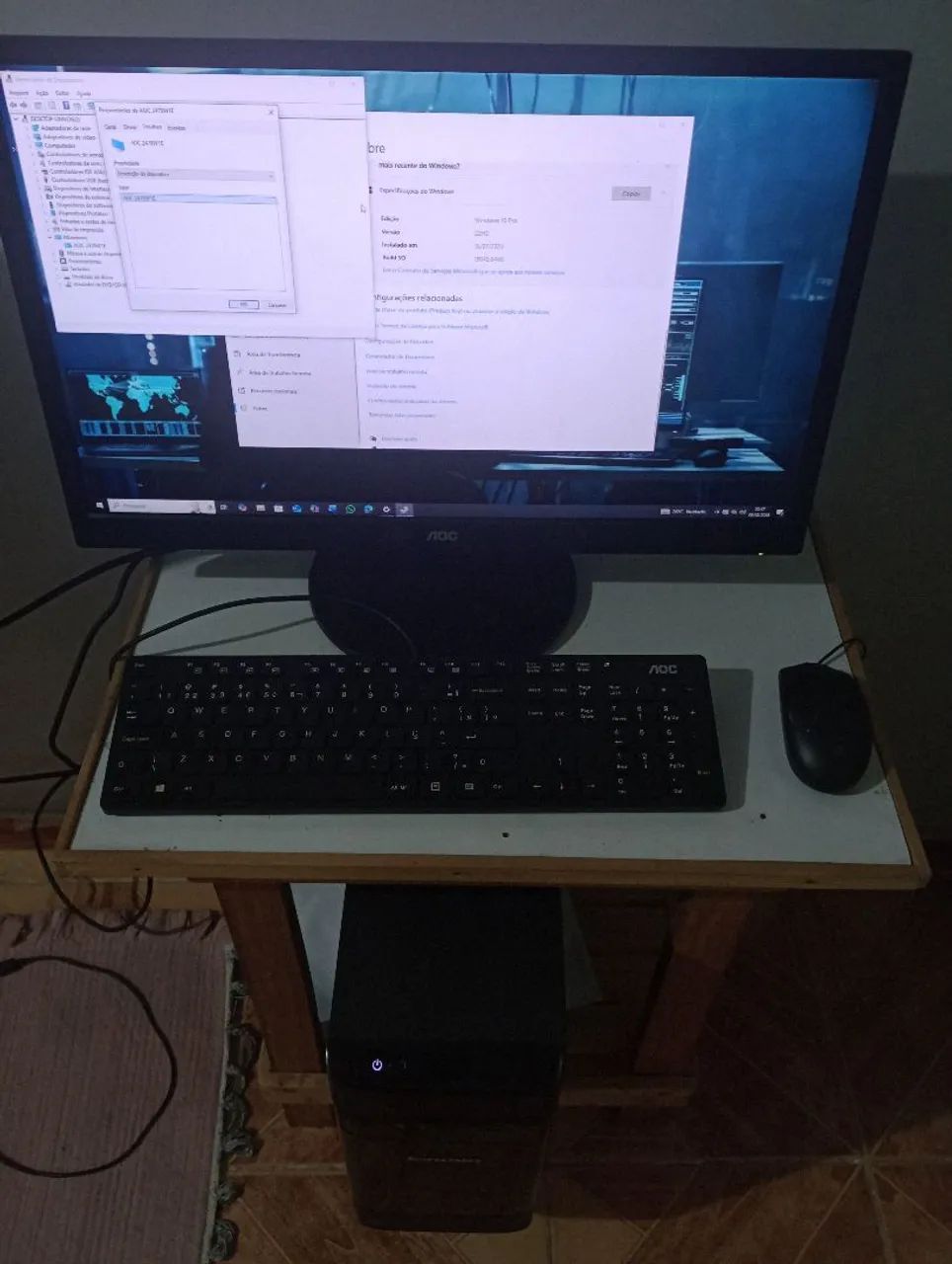 Computador core i3 completo com monitor de 23 polegadas  - Foto 4