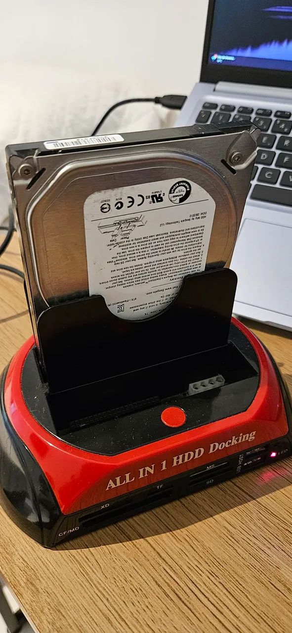 Estação de acoplamento de disco rígido sata 2,5 e 3,5 polegadas - Foto 4