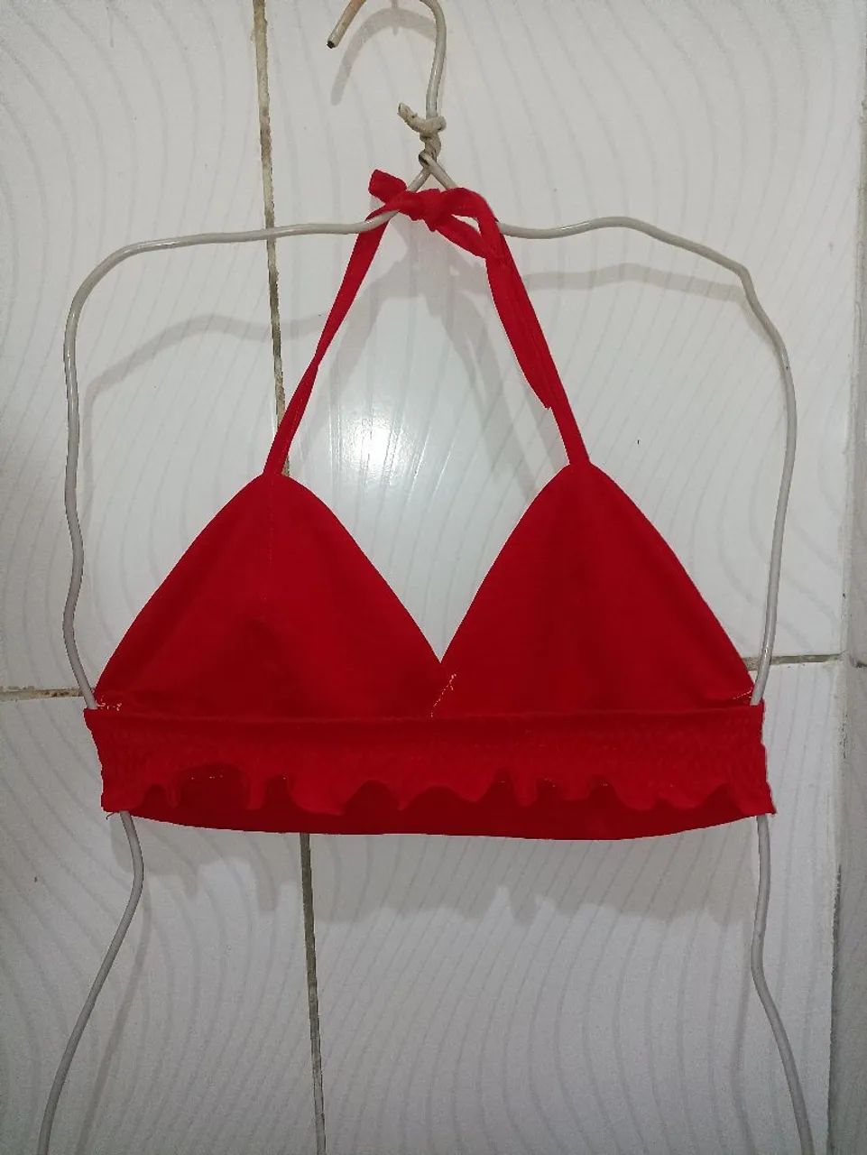 Top Vermelho Feminino M  - Foto 4
