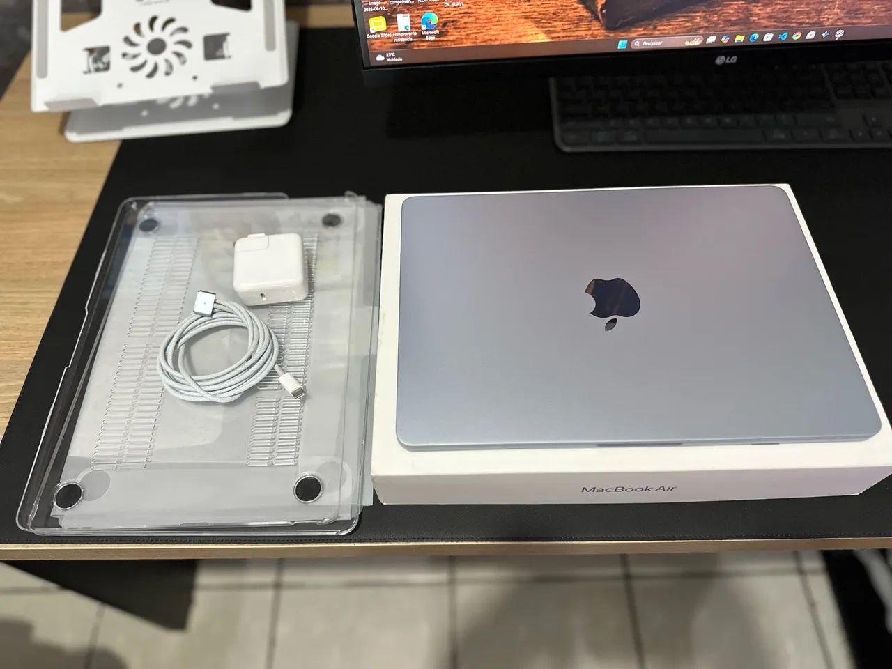 MacBook Air M4 13 Polegadas Sky Blue 16GB 256GB - Bateria 100% - Garantia 2027 - Foto 3