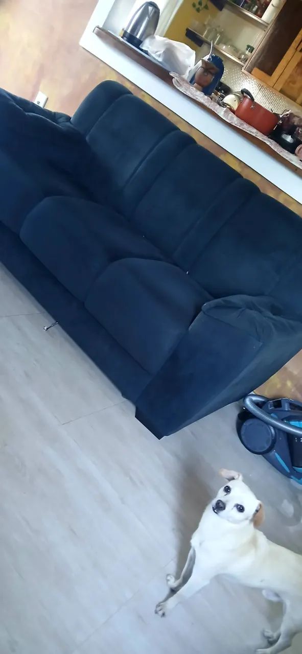 Sofá usado 3 lugares otimo estado - Foto 2