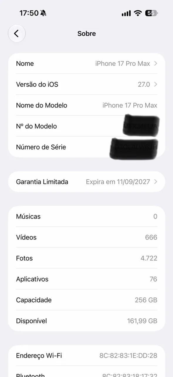iPhone 17 Pro Max - 256 gb - Caixa e carregador - 1 mês de uso  - Foto 2