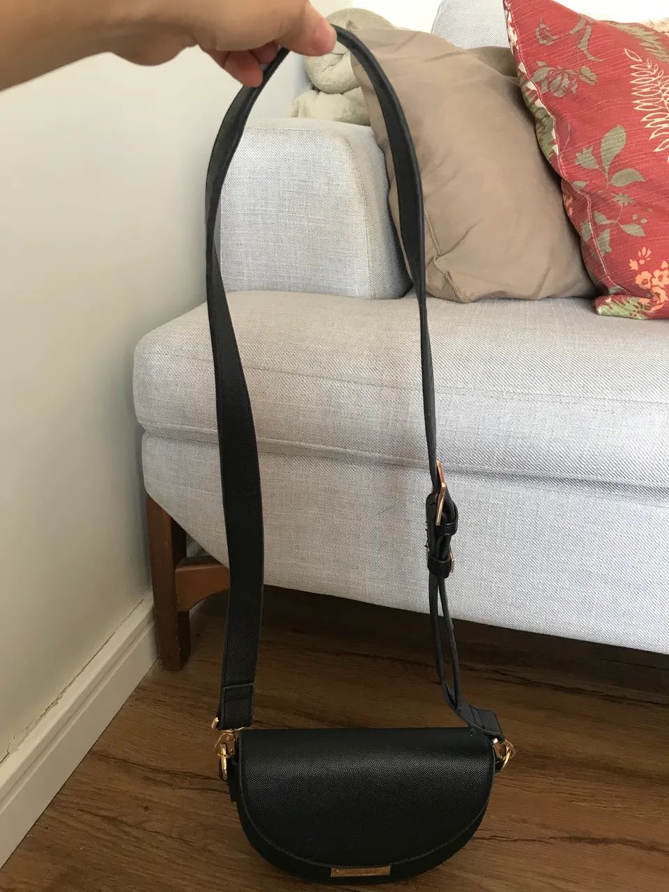 Bolsa de ombro preta, Santa Lolla - Foto 2