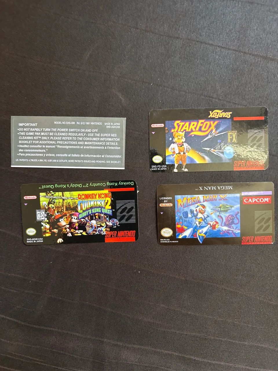 Labels Super Nintendo