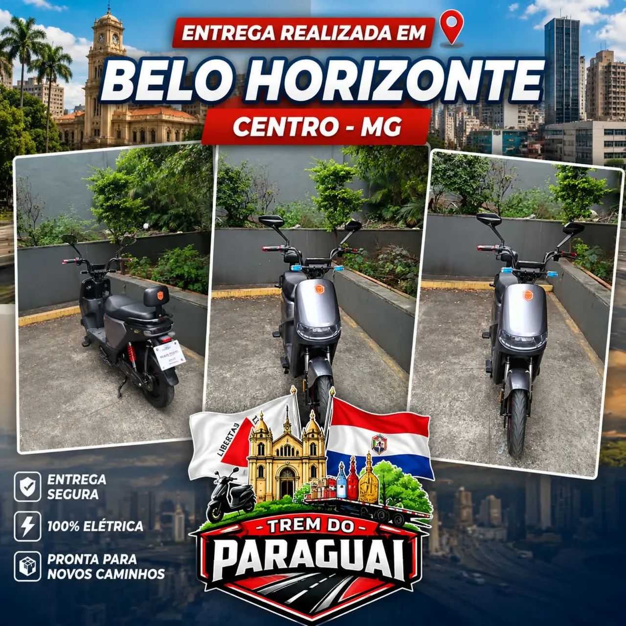 Scooter 1000w - OPORTUNIDADE ÚNICA- 0km - Foto 4