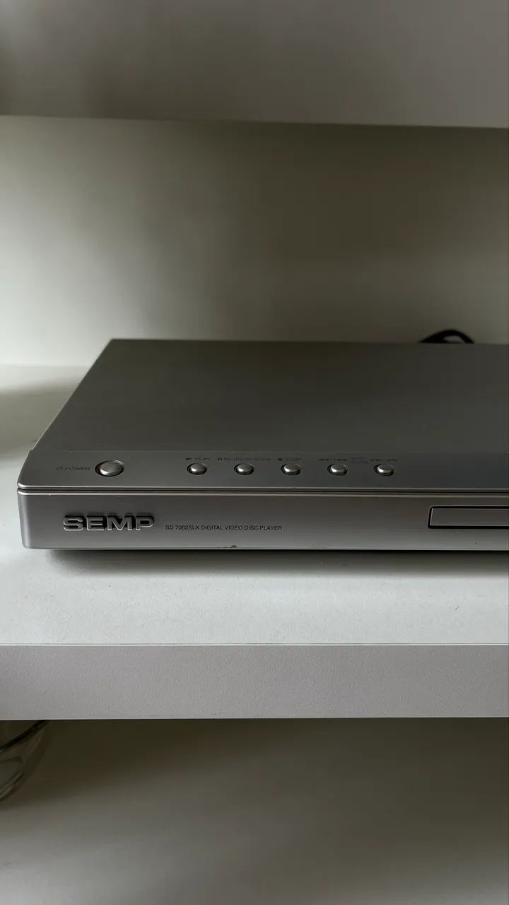 DVD Player SEMP Slim Silver - Impecável - Foto 2