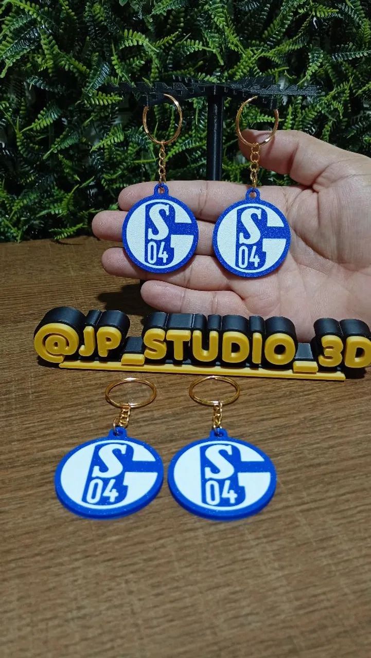 Kit 4 chaveiros do SCHALKE 04 time da Alemanha - Foto 4