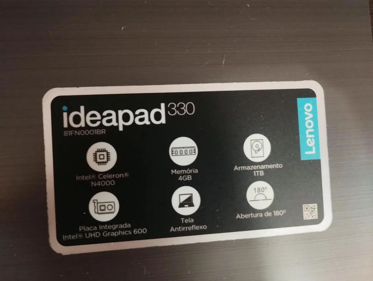 Lenovo IdeaPad 330-15IGM-81FN0001BR