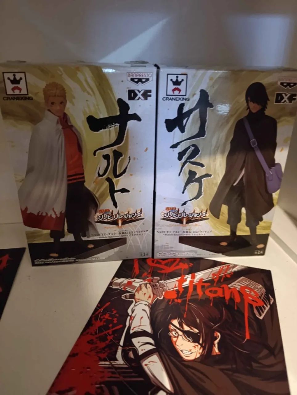 figure naruto e sasuke ORIGINAIS NA CAIXA  - Foto 2