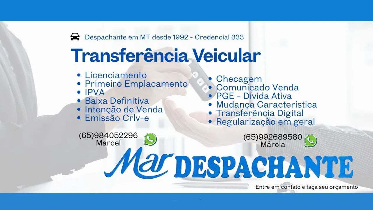 Despachante em MT