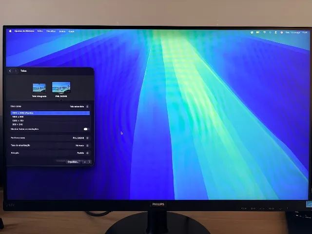 Monitor Philips 24" Full HD 75Hz IPS (Excelente Estado)