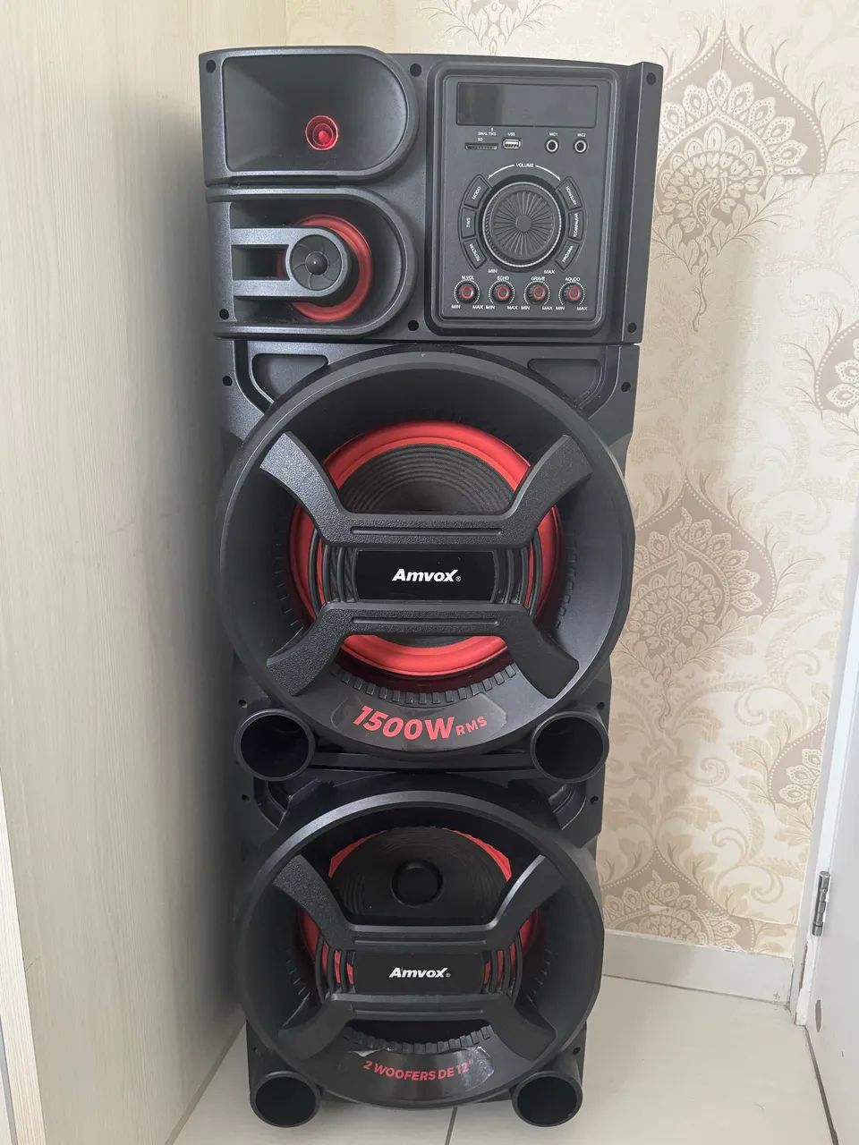 ? Caixa de Som Amvox 1500W RMS - Praticamente Nova - Foto 5
