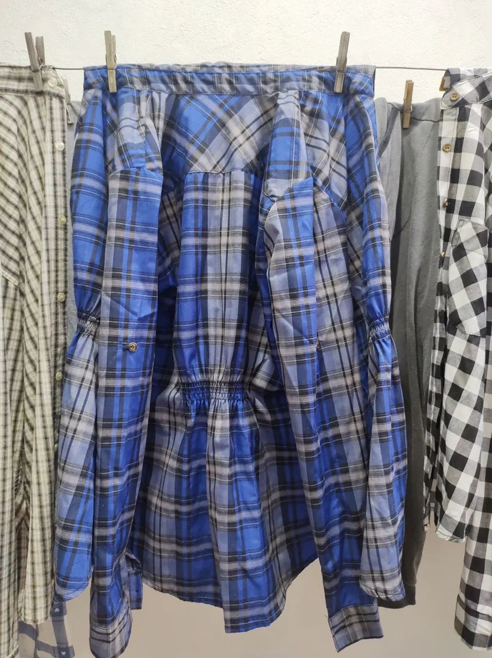 Camisa xadrez, semi nova - Foto 3